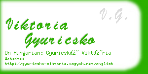 viktoria gyuricsko business card